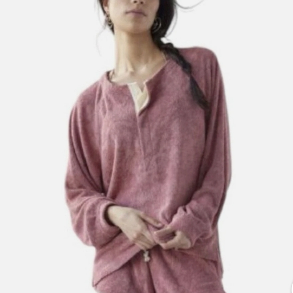 Urban Outfitters Out From Under Veronica Terrycloth Popover Sweatshirt Size Med